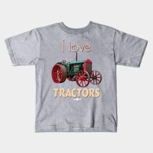 I Love Tractors Peter Brother Kids T-Shirt